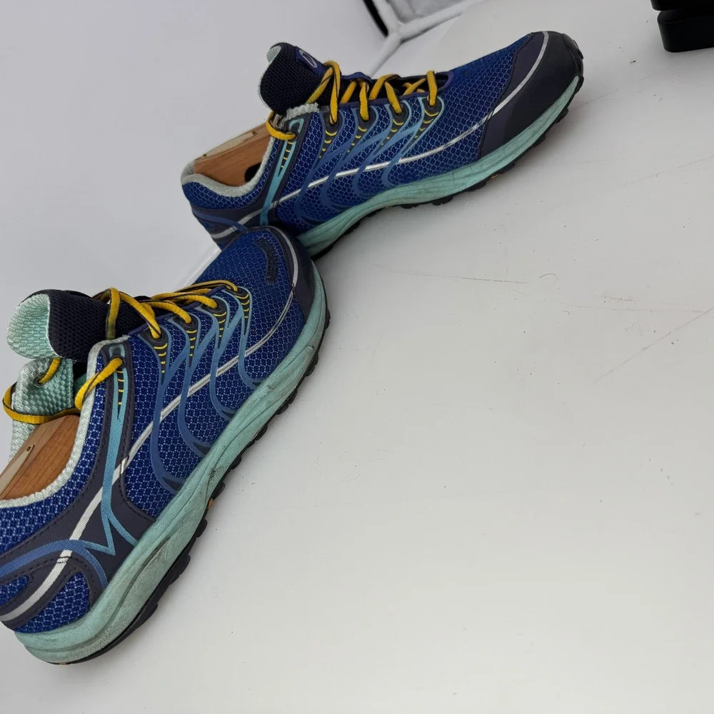 Merrell Ultra Marine Women 8 Blue Yellow J56354 Trail Running Hiking Shoes Sport